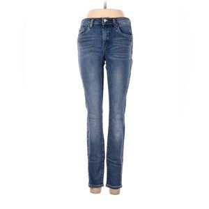 Blank NYC faded wash indigo skinny jeans